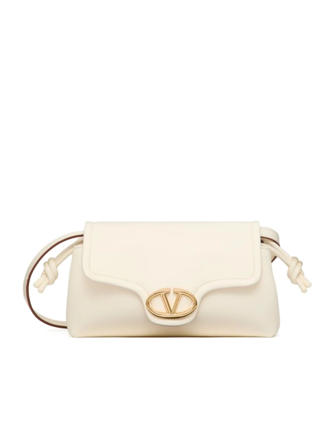 Valentino Garavani VLogo Plaque Foldover Top Shoulder Bag | Senser US