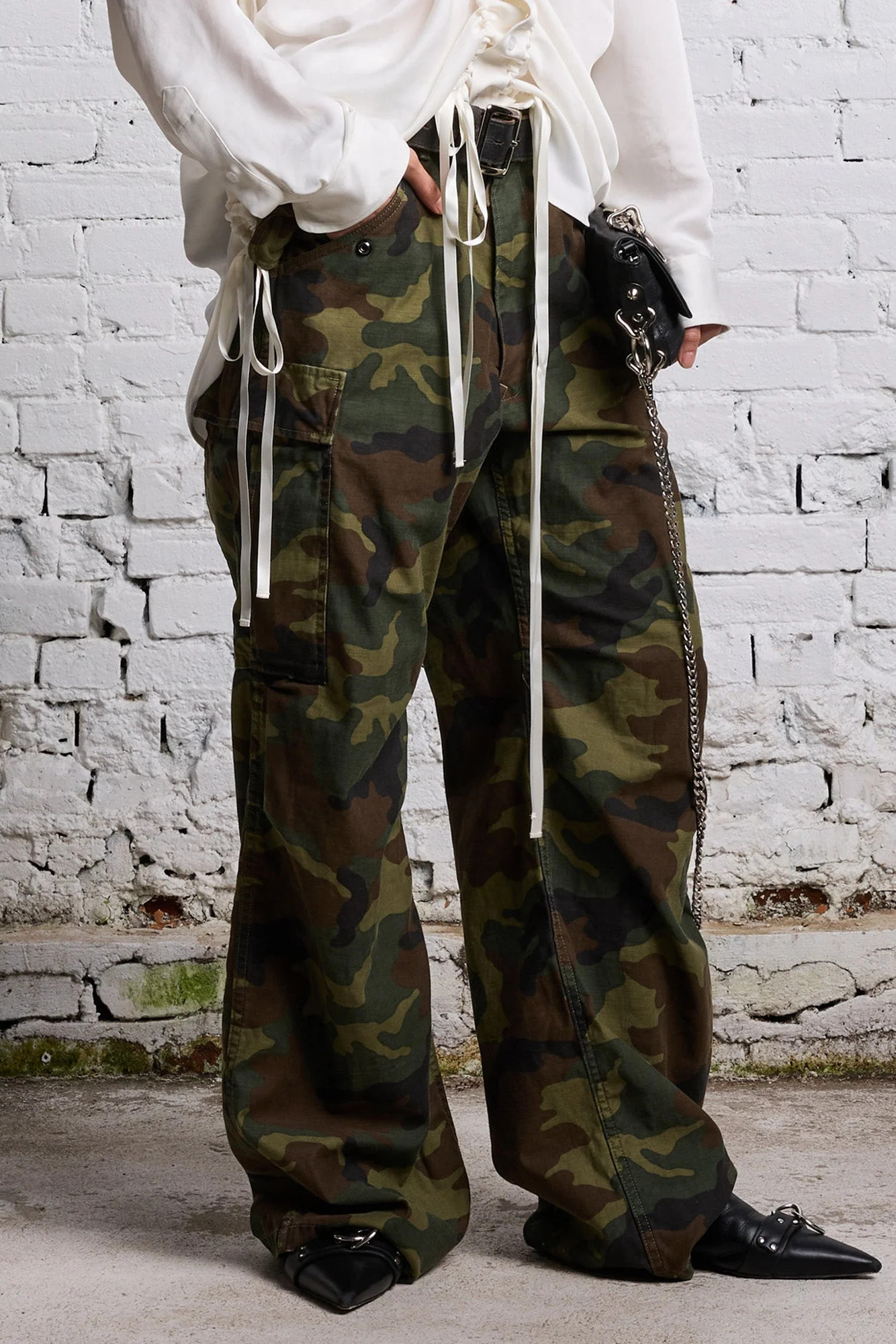 R13 Wide Leg Cargo - Camo | R13