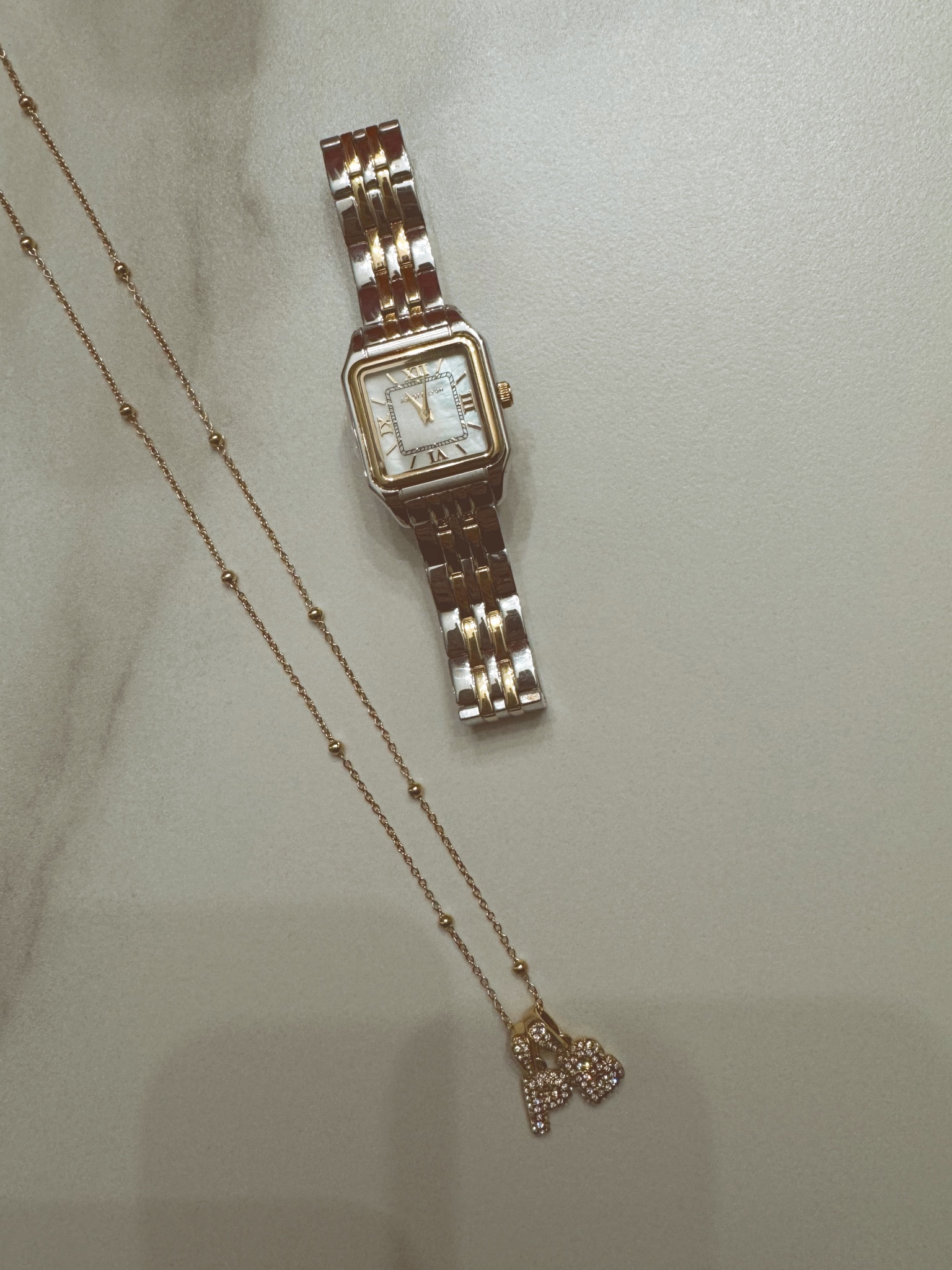 Abbott Lyon - Two Tone watch & Sphere Chain necklace w/ Bubble Pendant 

SALE: 2 for the price of 1 w/ code: 2FOR1 
or
40% OFF w/ code: BLACK40

#LTKCyberWeek #LTKSaleAlert #LTKGiftGuide