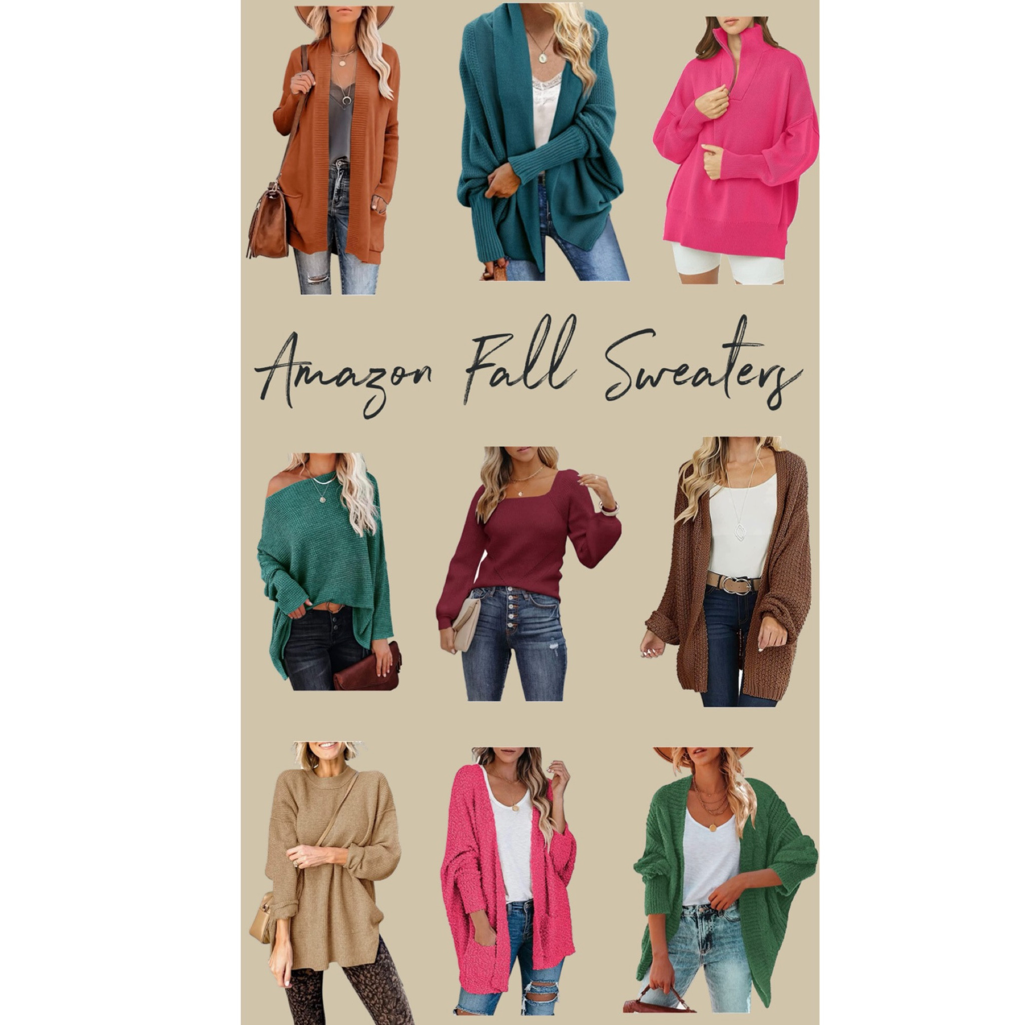 Amazon has the cutest fall sweaters in!
#fallsweater #fallfashion 

#LTKworkwear #LTKSeasonal #LTKunder50