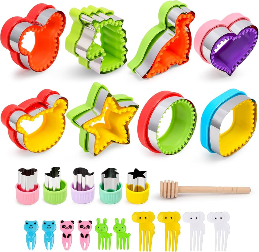 Sandwich Cutter And Sealer Set for Kid - Kayaso Uncrustables Sandwich Maker, Stainless Steel Cook... | Amazon (US)