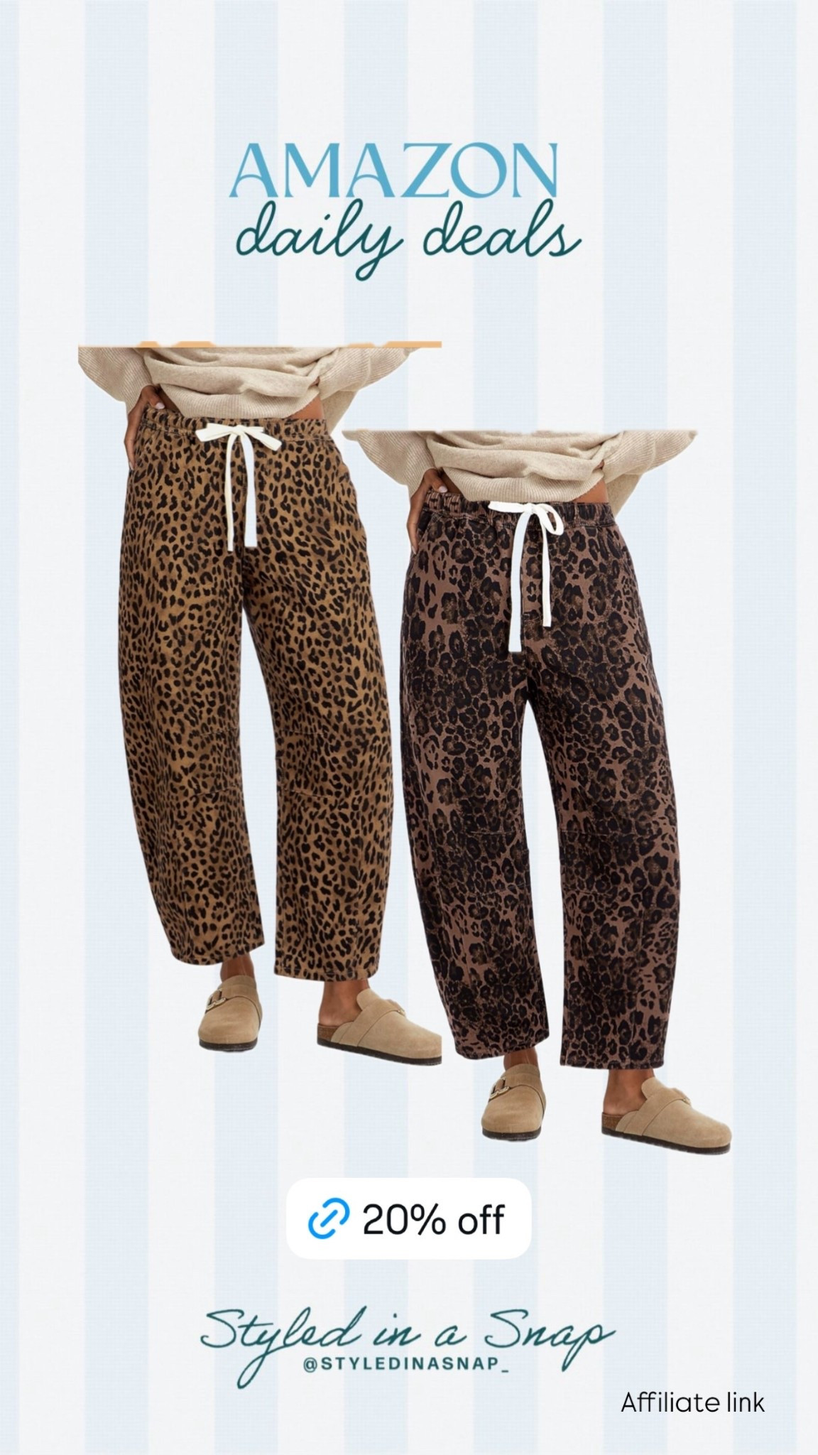 Loving how cute these leopard pull on pants from Amazon are!

#LTKSeasonal #LTKOver40