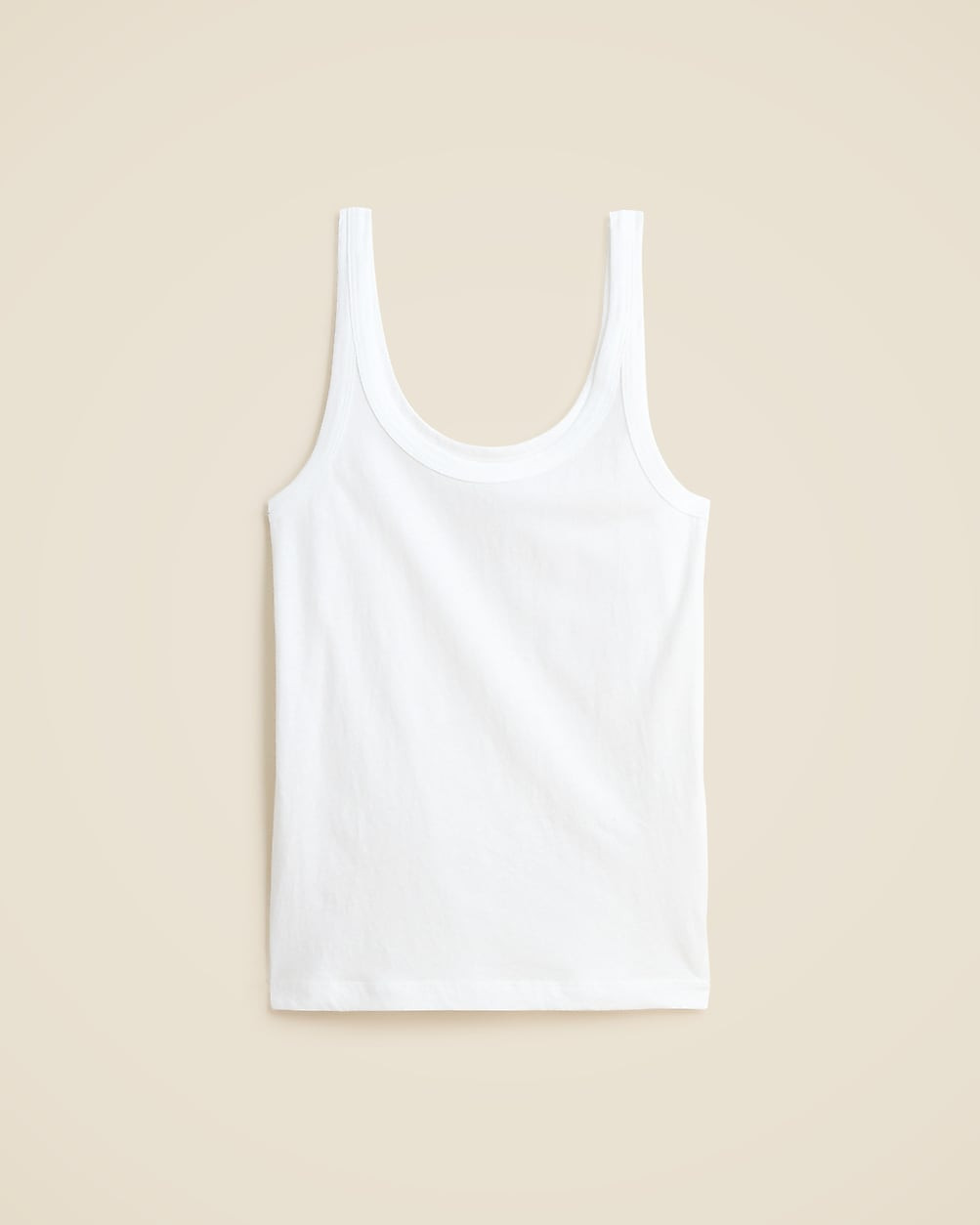 Feather jersey slim-fit tank top | J. Crew US