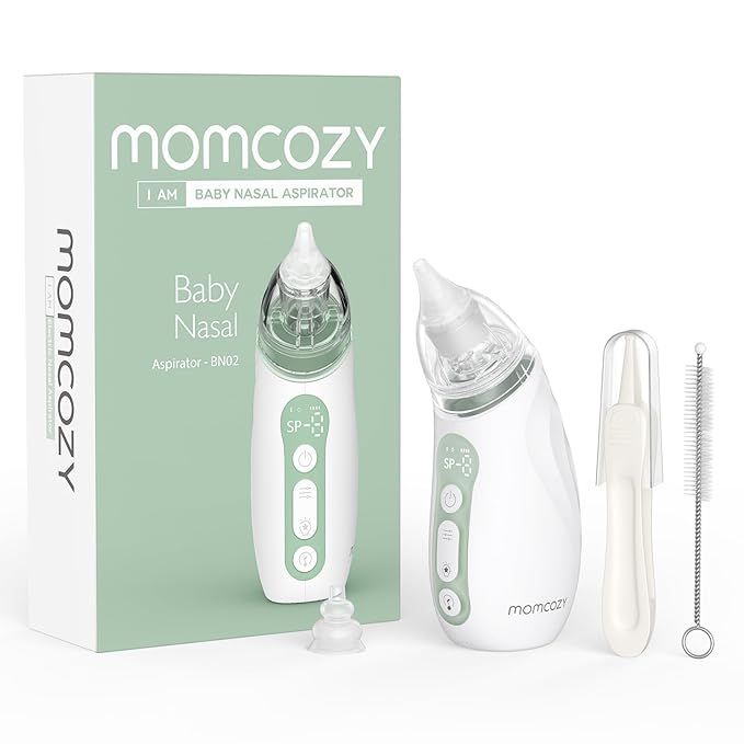 Momcozy Baby Nasal Aspirator, Strong Suction Electric Nose Aspirator for Todder, Portable Baby No... | Amazon (US)