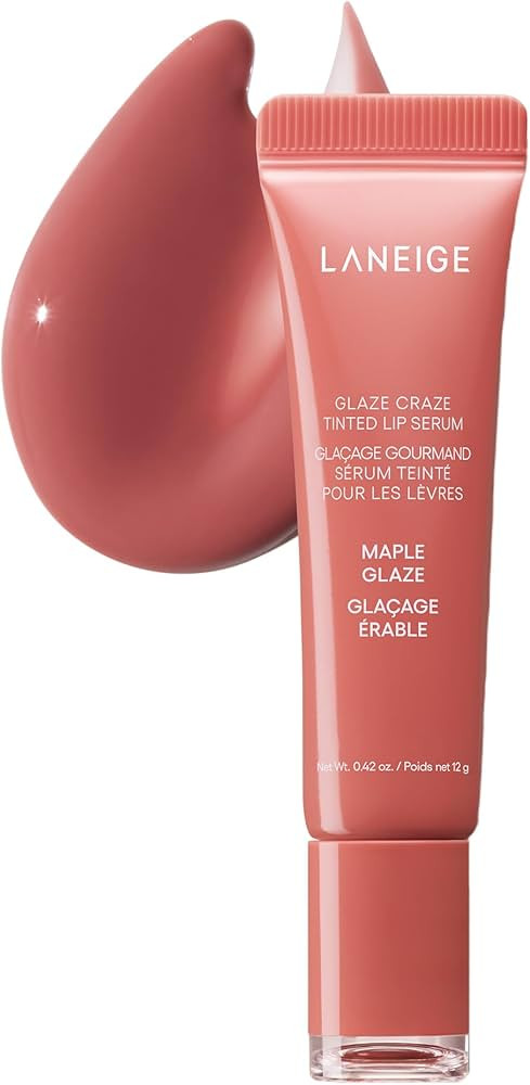 LANEIGE Glaze Craze Tinted Lip Serum: Plumping, Nourishing Hydration with Polypeptide | Amazon (US)