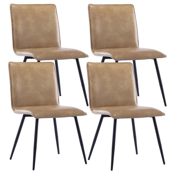 Keava Solid Back Side Chair (Set of 4) | Wayfair North America
