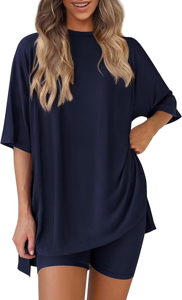 PRETTYGARDEN Women 2 Piece Lounge Set Airport Travel Outfit | Amazon (US)