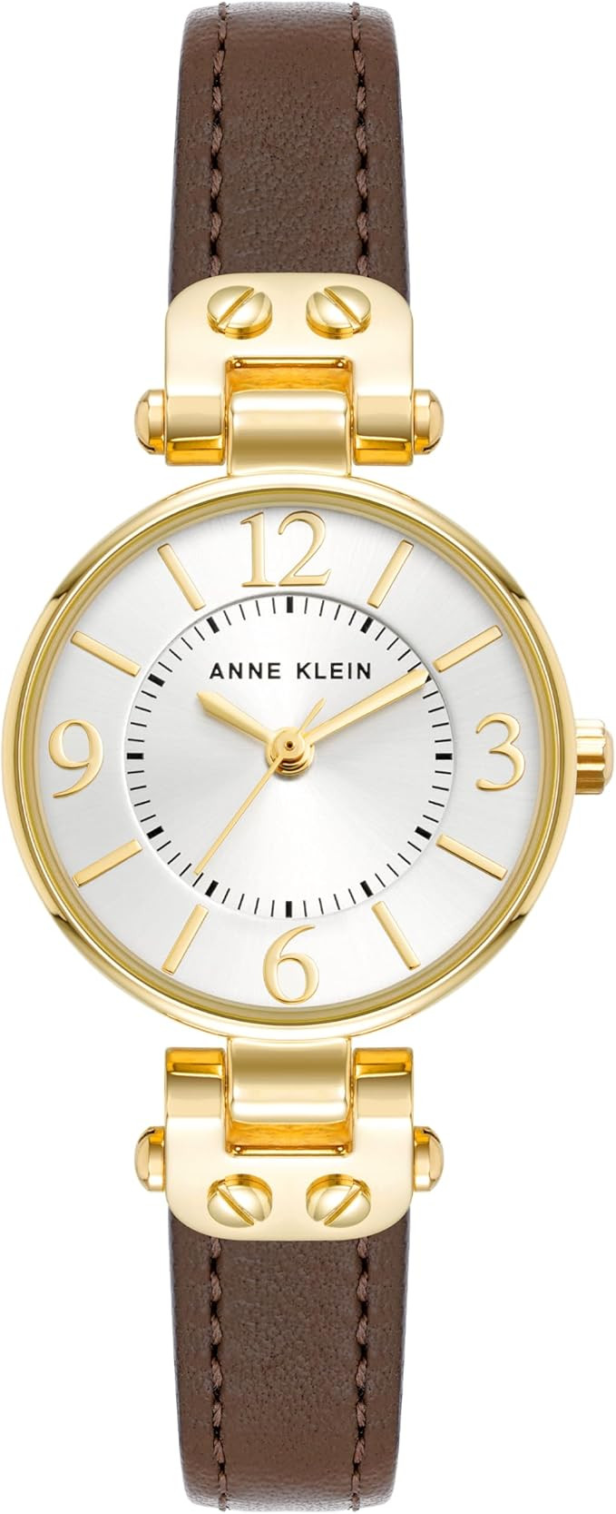 Anne Klein Women's Leather Strap Watch | Amazon (US)