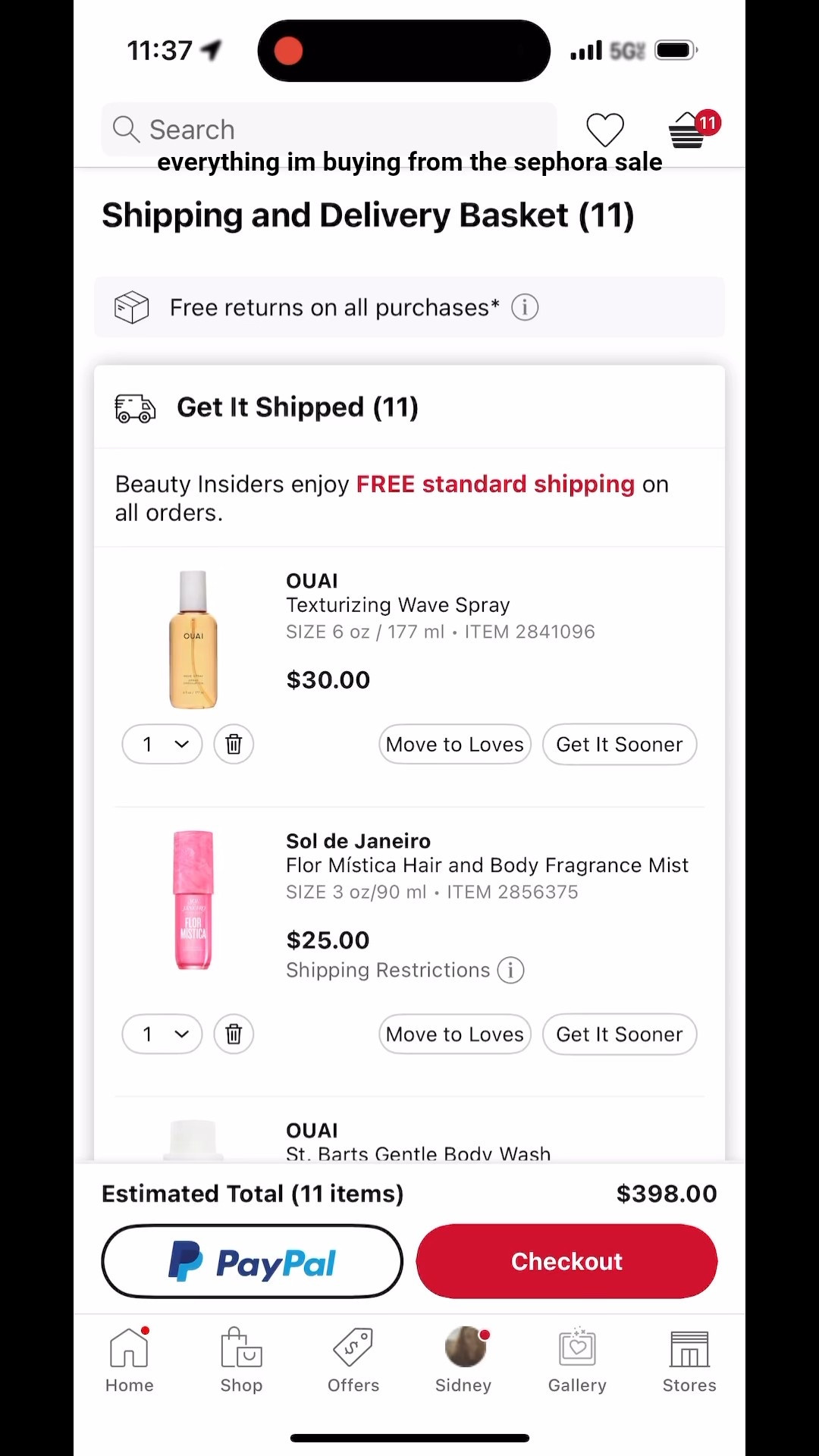 everything i’m buying from sephora savings event sale ( a lot of restocks but a couple new products i want to test out) 


#LTKSaleAlert #LTKWatchNow #LTKSeasonal
