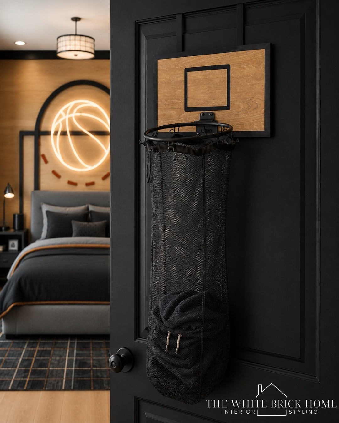 The coolest way to keep a teen bedroom tidy - one shot at a time. Love this hamper for a teen bedroom! 
🖤🖤
Boys room, boys bedroom, kids room, kids bedroom, boys room storage, kids room storage, boys room decor ideas, boys room bedding, boys room design ideas, boys room hamper, teen boy, teen boy bedroom, teen bedroom design, boys room ideas, boys room decor ideas, basketball bedroom, sports themed bedroom, sports room, sports themed bedroom, pottery barn teen.

#LTKHome #LTKSeasonal #LTKKids