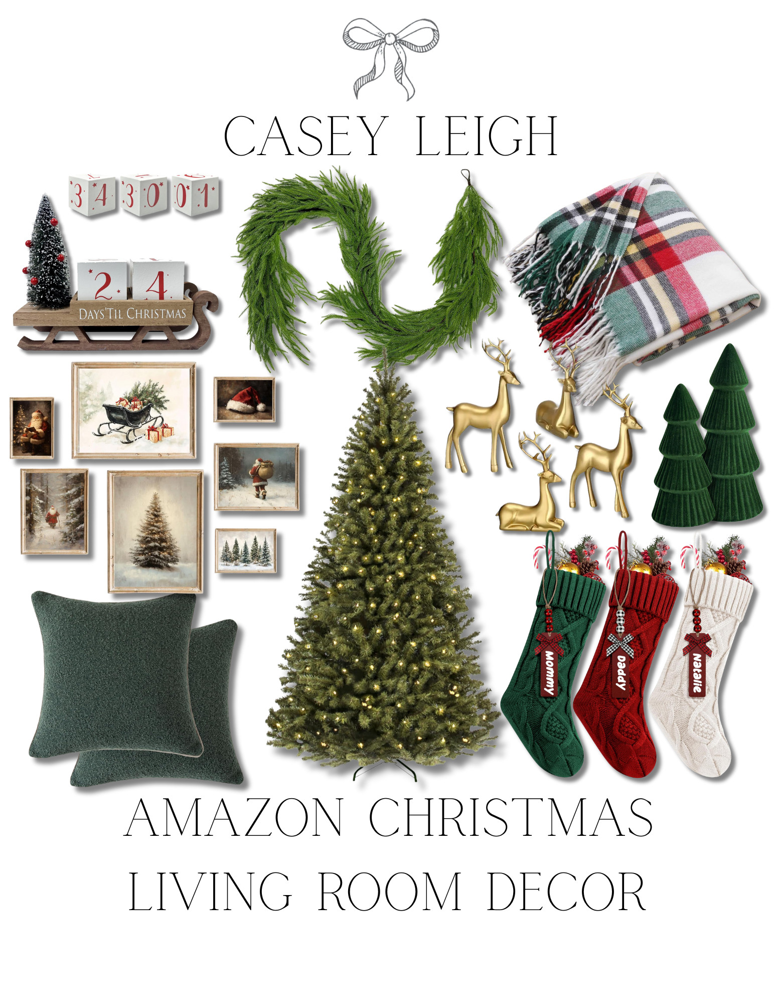 Creating the coziest Christmas living room with Amazon decor! From pillows to garlands, it’s all linked!
 

 #LTKHoliday #LTKSeasonal #LTKHome