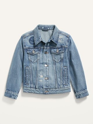 Gender-Neutral Cotton Non-Stretch Jean Jacket for Kids | Old Navy (US)