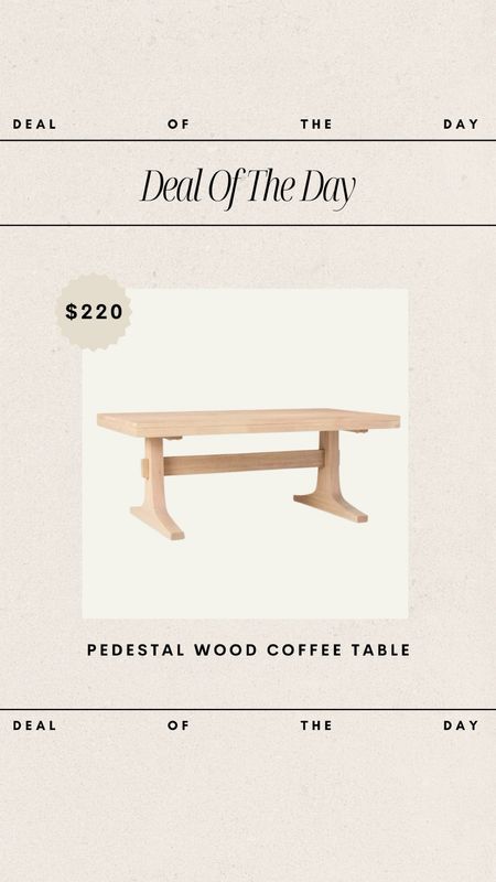 Deal of the Day - Target Coffee Table // has great reviews! 

Currently ON SALE!

coffee table, affordable home decor, budget friendly furniture, target furniture, target home, hearth & hand, target deals, target finds, natural coffee table, affordable coffee table

#LTKHome #LTKSaleAlert
