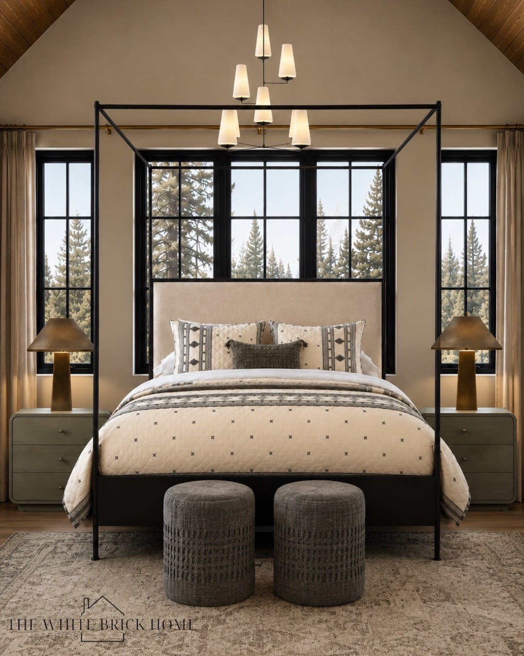 Warm mountain style meets timeless comfort - rich tones and cozy symmetry create the ultimate bedroom retreat.
🖤🖤
Bedroom, bedroom design, bedroom decor, bedroom rug, bedroom ideas, bedroom cozy, mountain bedroom, bedroom furniture, bed, ottoman, rug, nightstand, chandelier, master bedroom, primary bedroom, McGee and co, pottery barn, home decor

#LTKHome #LTKSeasonal #LTKSaleAlert