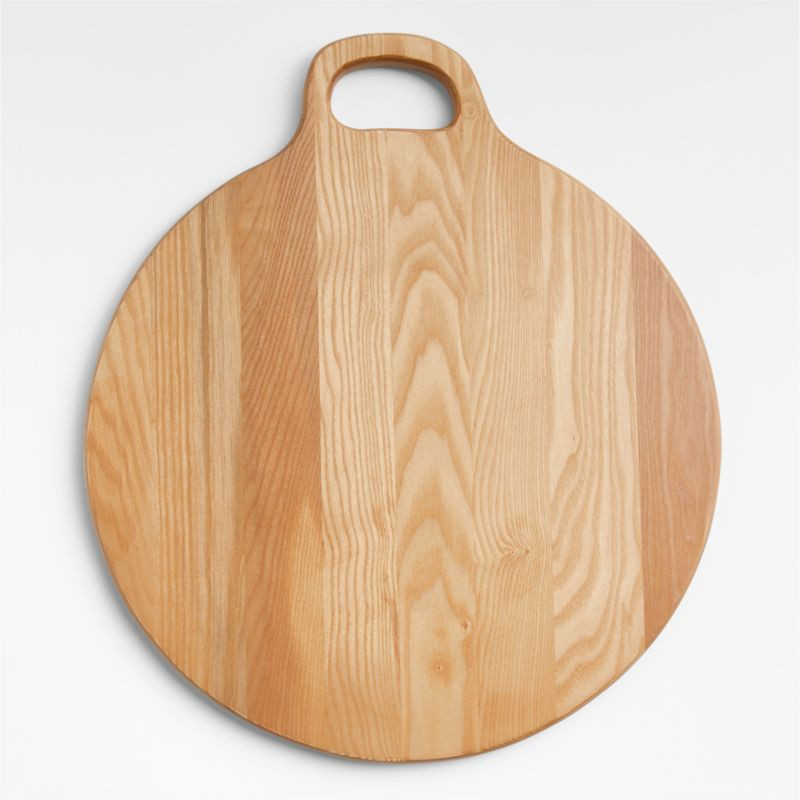 Kibo Large Ash Wood Serve Board by Leanne Ford + Reviews | Crate & Barrel | Crate & Barrel