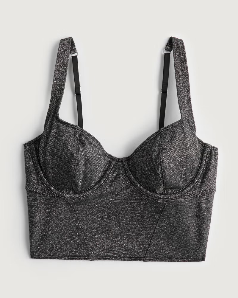 Women's Gilly Hicks Shine Bustier | Women's Sleepwear & Loungewear | HollisterCo.com | Hollister (US)