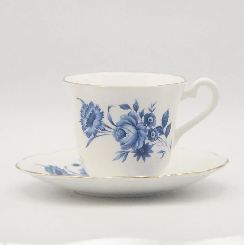 English Tea Cup and Saucer Elizabethan Fine Bone China by - Etsy | Etsy (US)