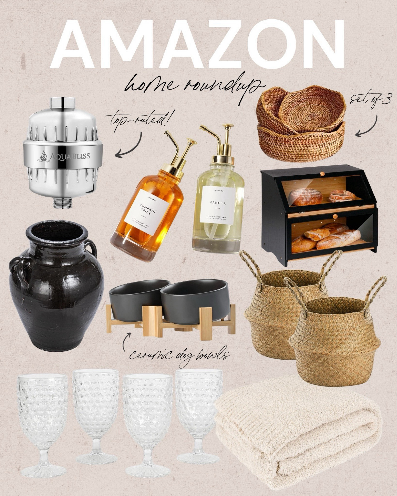 Amazon Home Roundup ✨

amazon home, amazon home finds, neutral home finds, kitchen finds, amazon home decor, cozy blanket, home accessories, affordable home 


#LTKHome #LTKFindsUnder50 #LTKSaleAlert