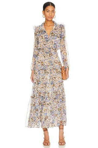 MISA Los Angeles Ahreana Dress in Sketched Floral from Revolve.com | Revolve Clothing (Global)