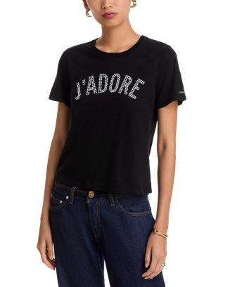 Cinq à SeptFaux Pearl Jadore Shrunken Tee5 (1) | Bloomingdale's (US)