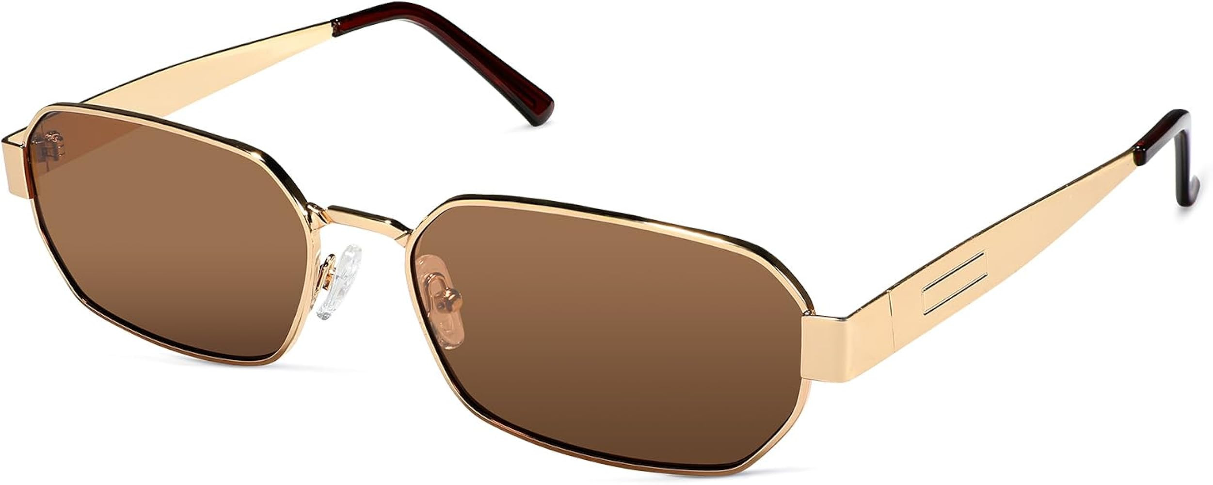 YOGFIT Trendy Polarized Sunglasses for Women Men, Retro Square Hexagonal UV400 protection sunglas... | Amazon (US)