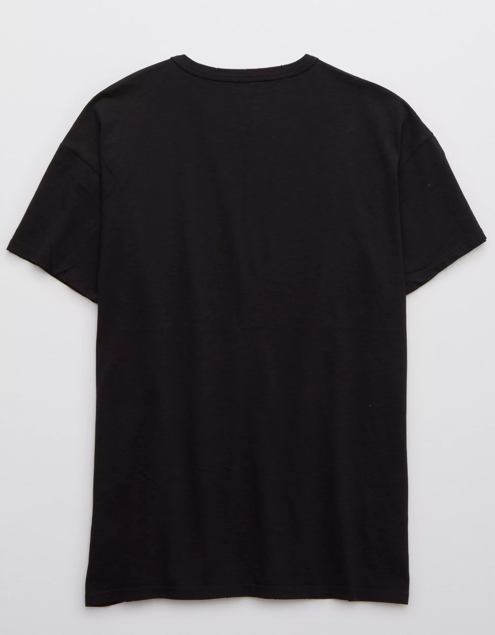 Aerie Distressed Basic Boyfriend T-Shirt | Aerie