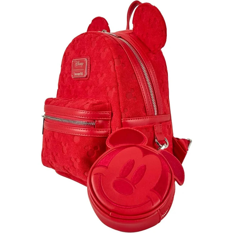 Loungefly Disney Mickey Ears Burnout Mini Backpack | Walmart (US)