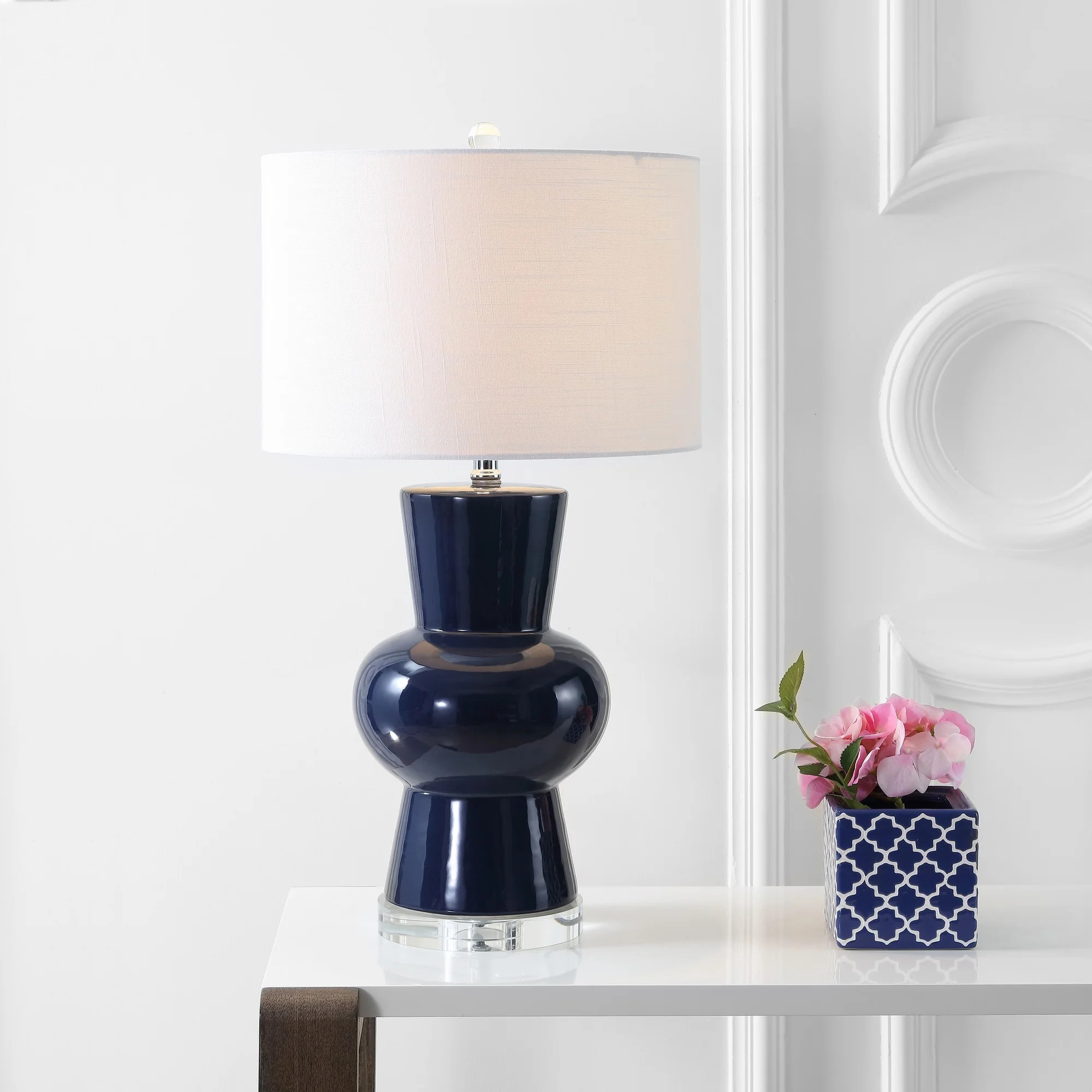 JONATHAN Y JYL4027B Julia 28.5" Ceramic LED Table Lamp, Traditional, Transitional, Contemporary f... | Walmart (US)