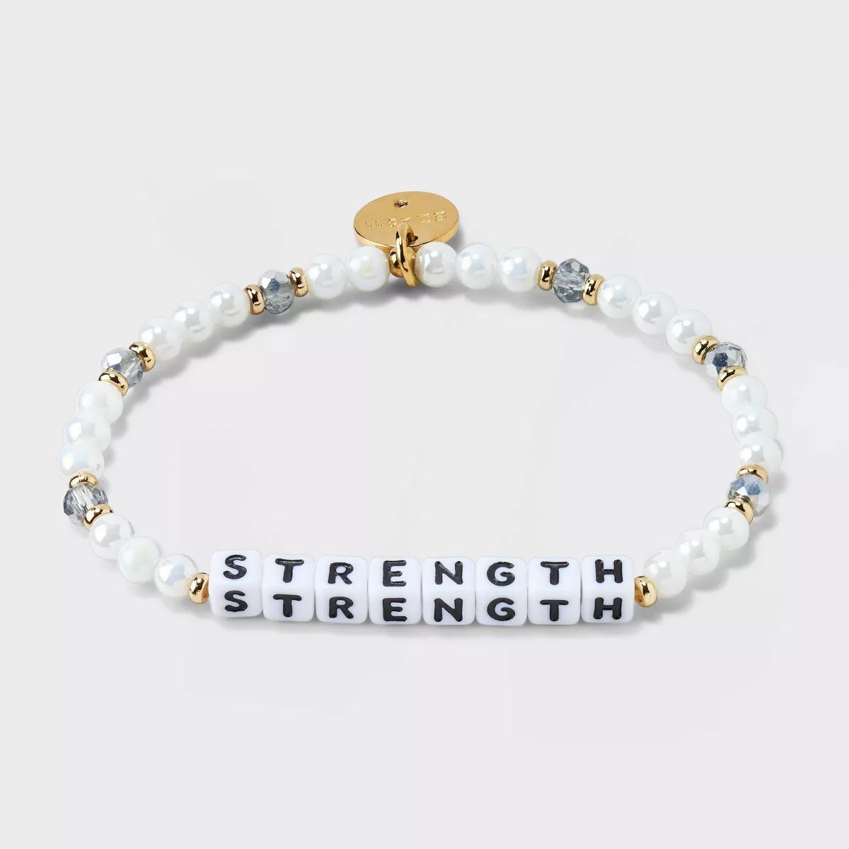 Little Words Project Strength Beaded Bracelet - White | Target
