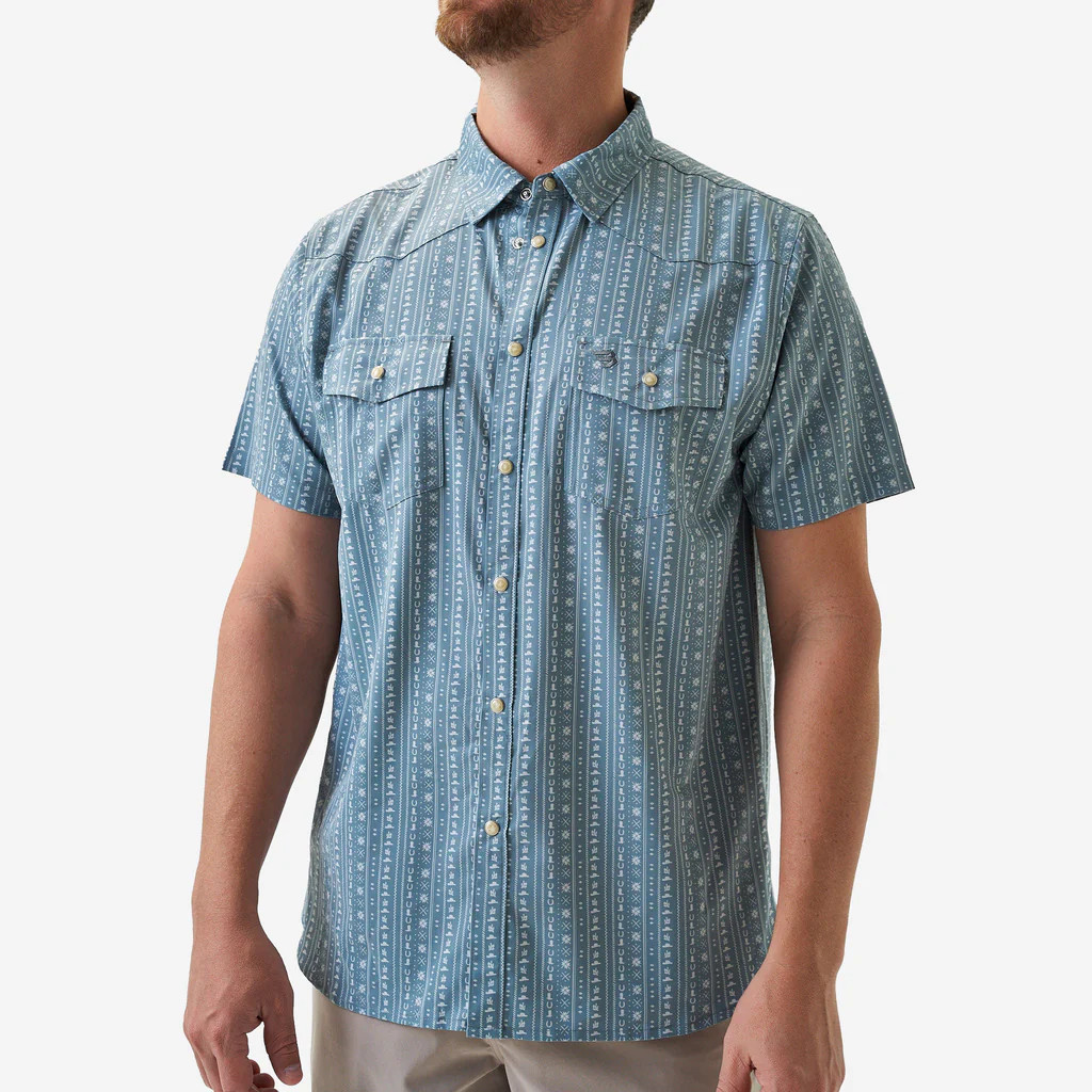 Performance Western Shirt - BURLEBO Ranch - Sage | BURLEBO
