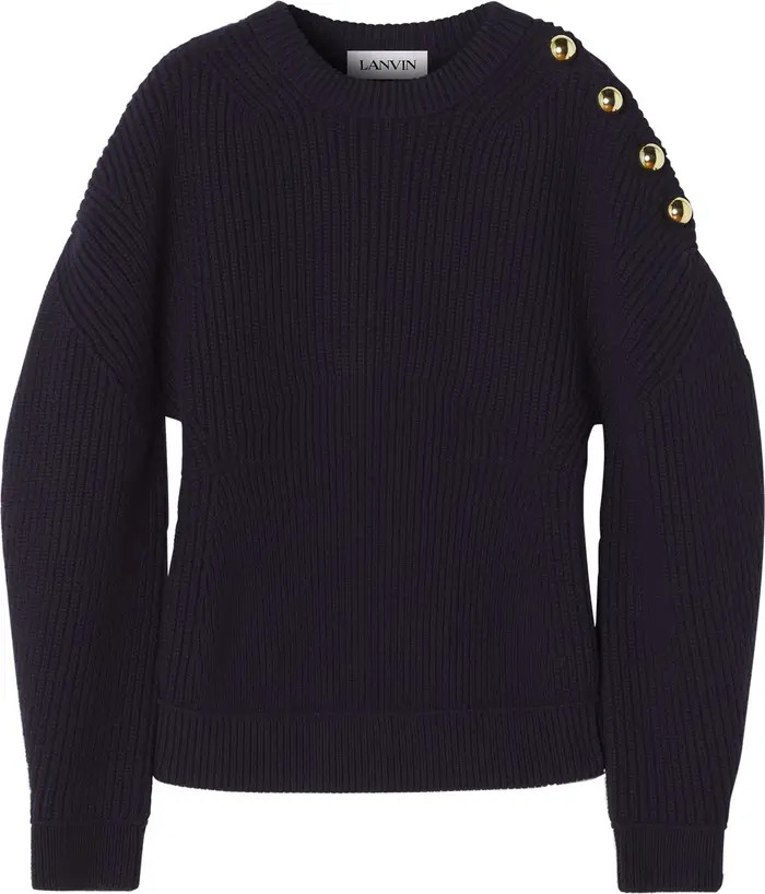 Lanvin Wool Ribbed Sweater | Nordstrom | Nordstrom