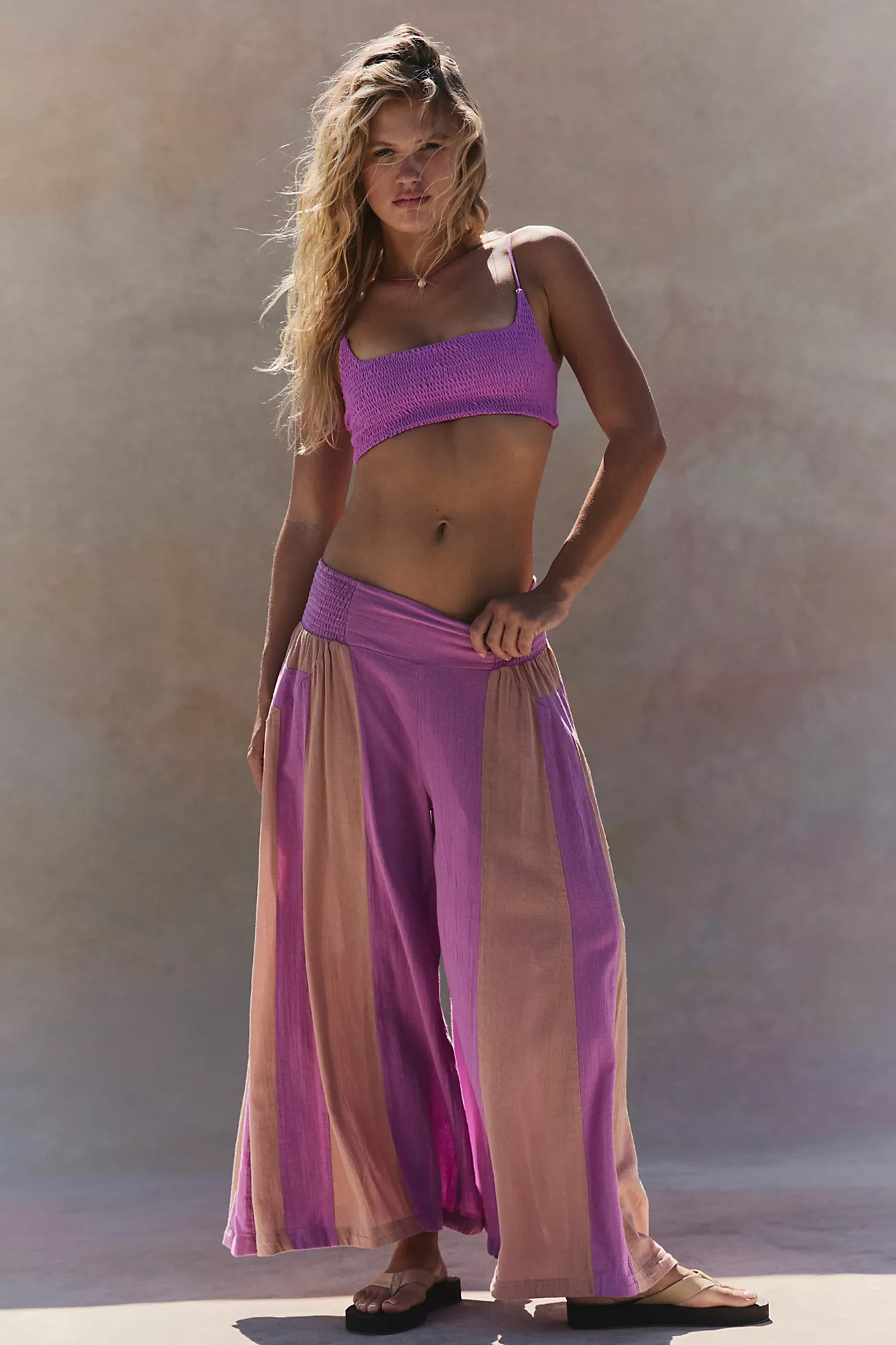Liora Cotton Wide-Leg Pants | Free People (Global - UK&FR Excluded)