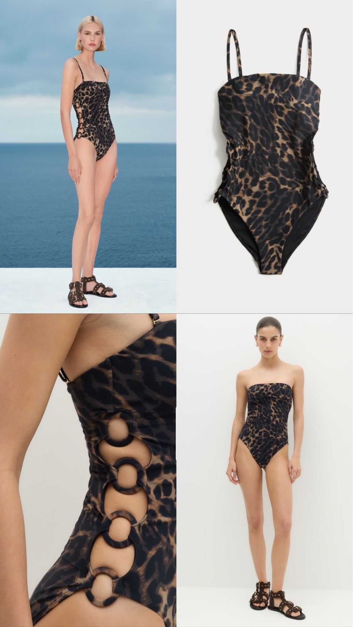 Leopard print swimsuit