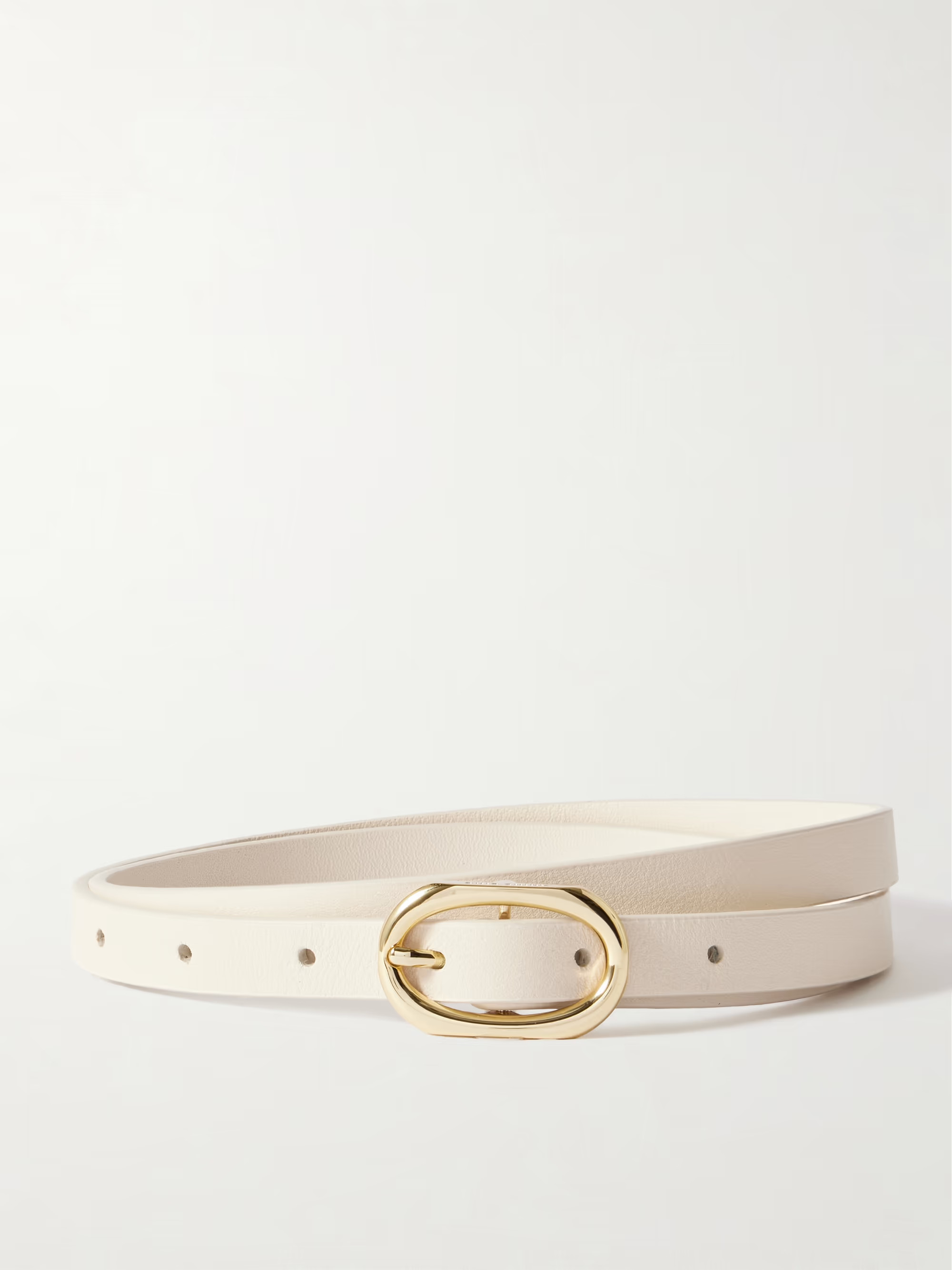 Mini Signature Link leather belt | NET-A-PORTER (US)