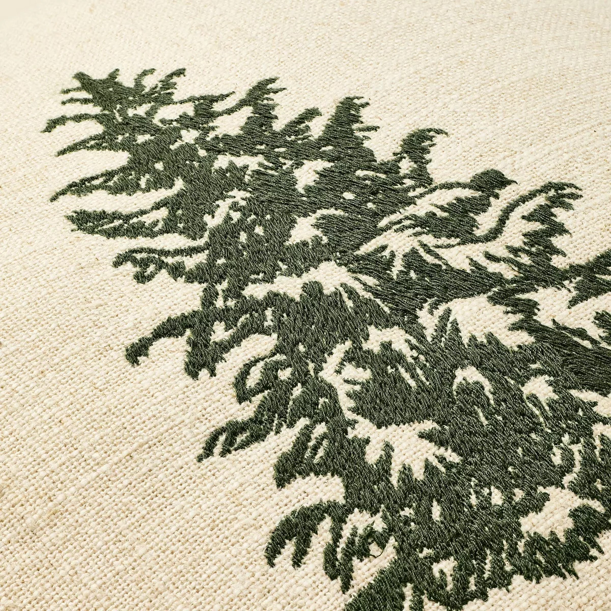 16"x16" Tree Embroidered Square Throw Pillow - Hearth & Hand™ with Magnolia | Target