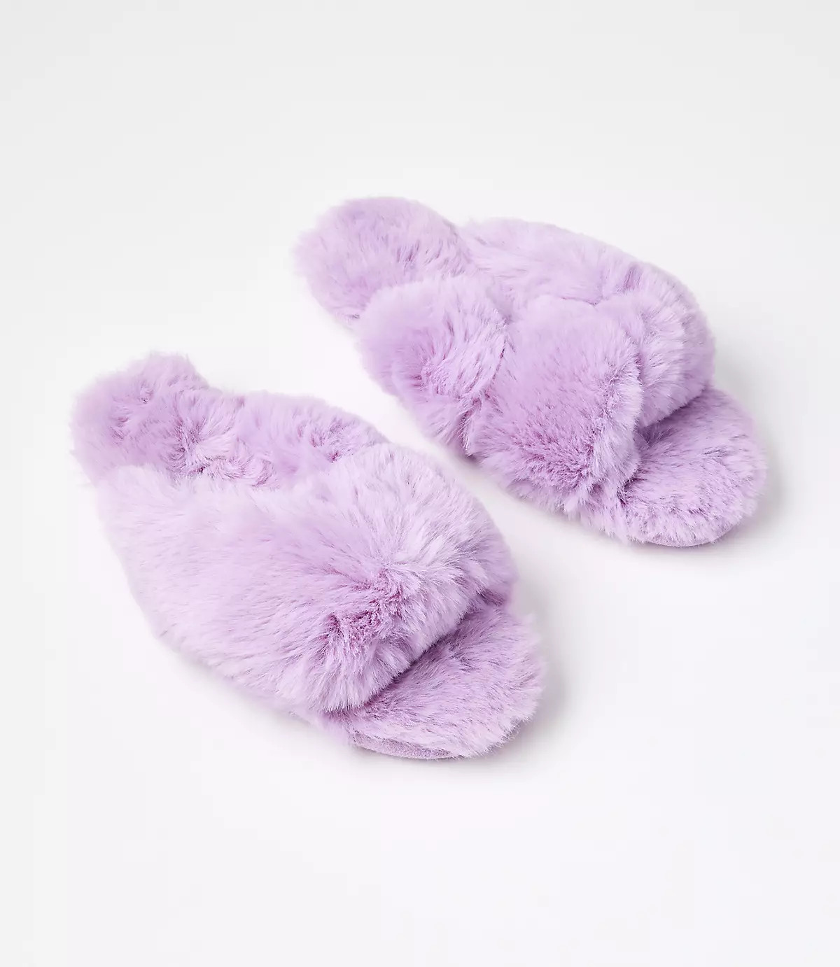 Faux Fur Twist Slippers | LOFT