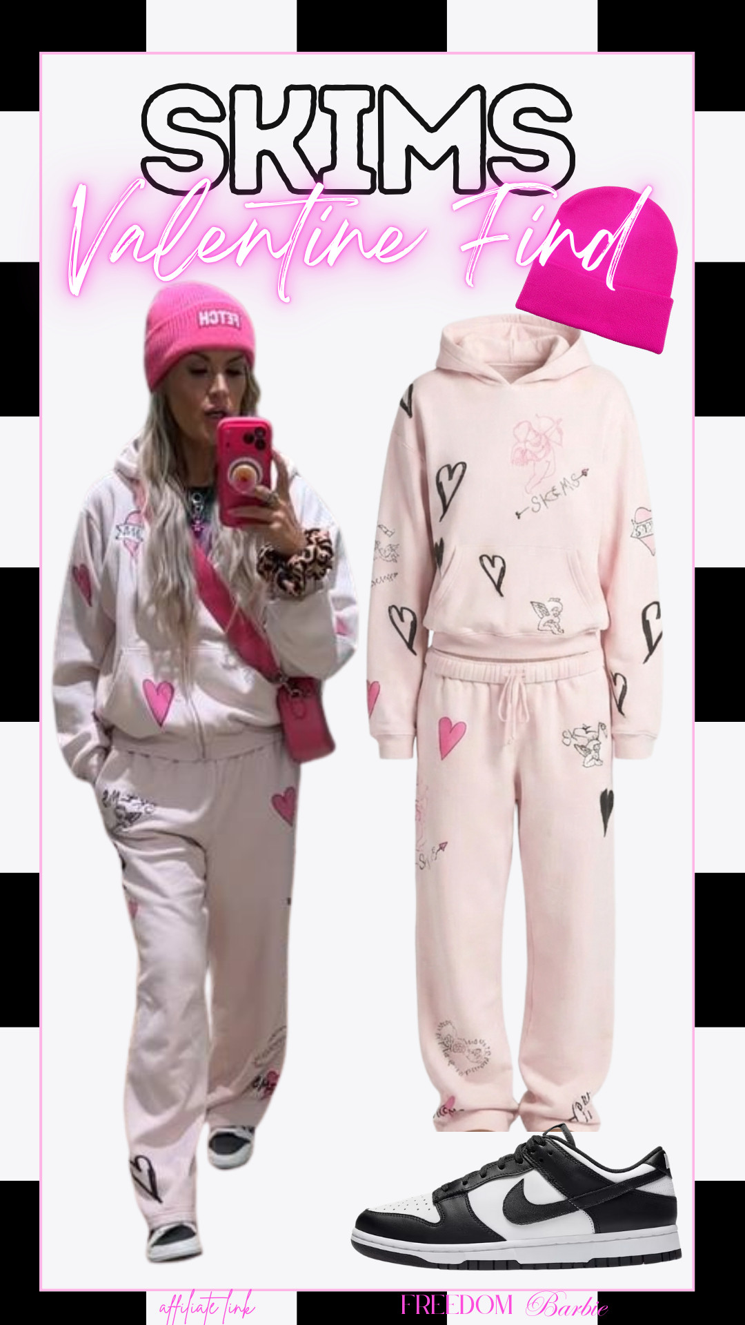 LOVING this matching Skims set 💕 Perfect for Valentine’s Day and cute enough to wear on repeat all year long. Soft, flattering, and effortlessly cozy ✨ 

 #LTKValentine #LTKdayinmylife #LTKootd