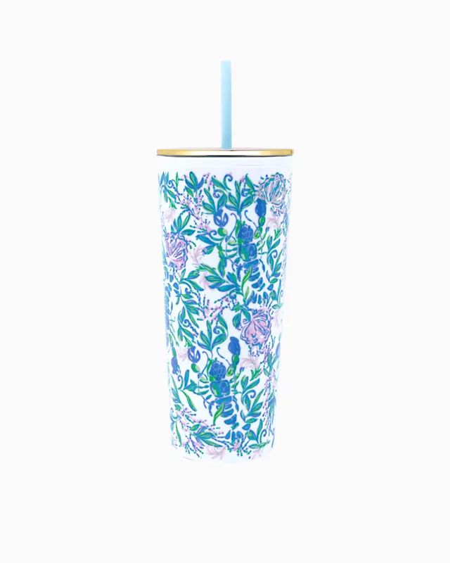 Tumbler with Straw | Lilly Pulitzer