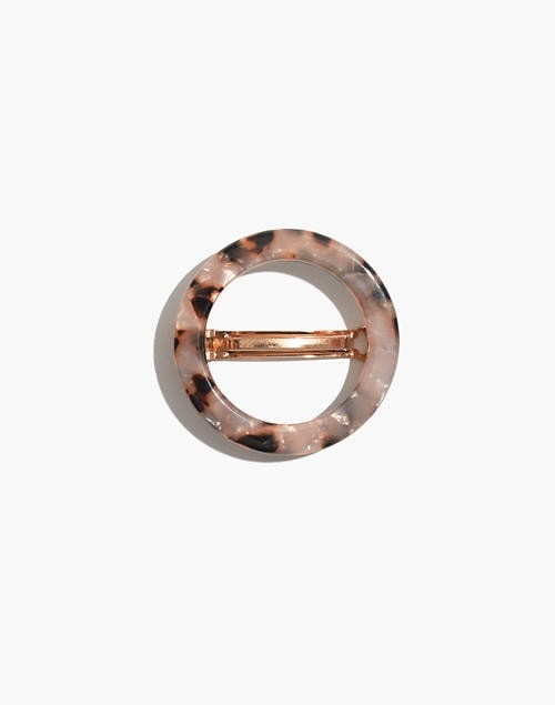 Acrylic Circle Barrette | Madewell