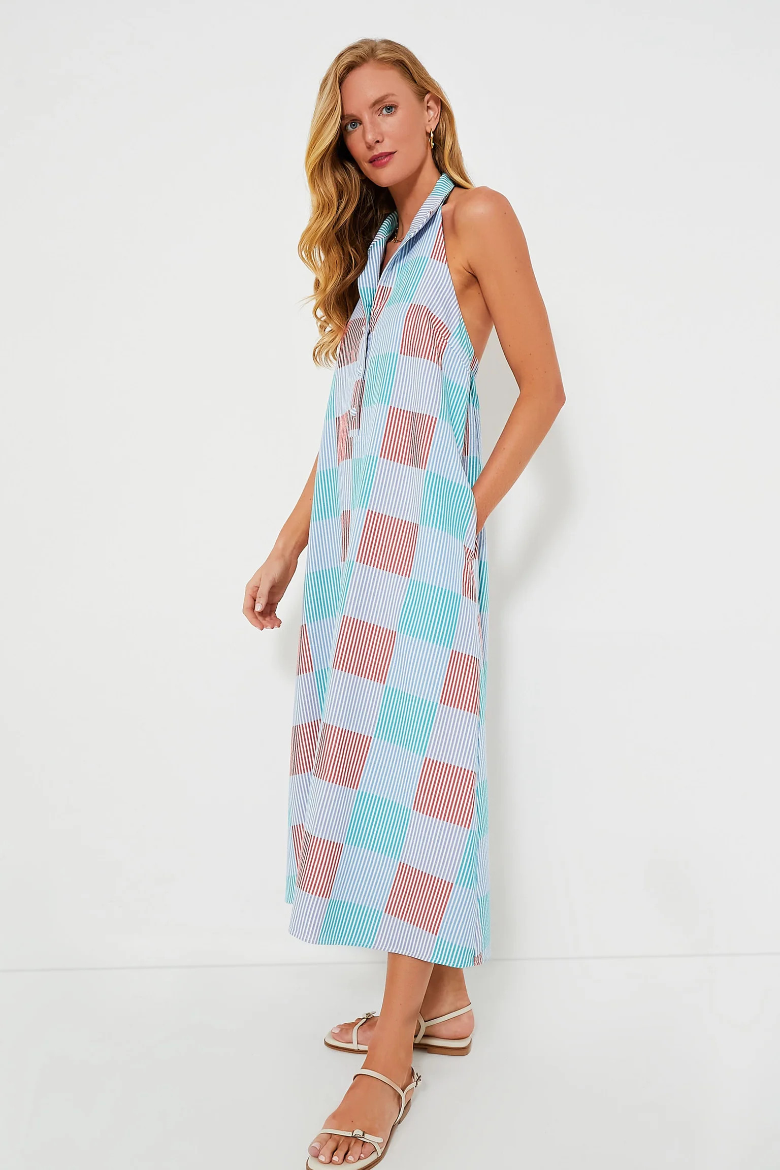 Madras Seersucker Jagger Dress | Tuckernuck (US)