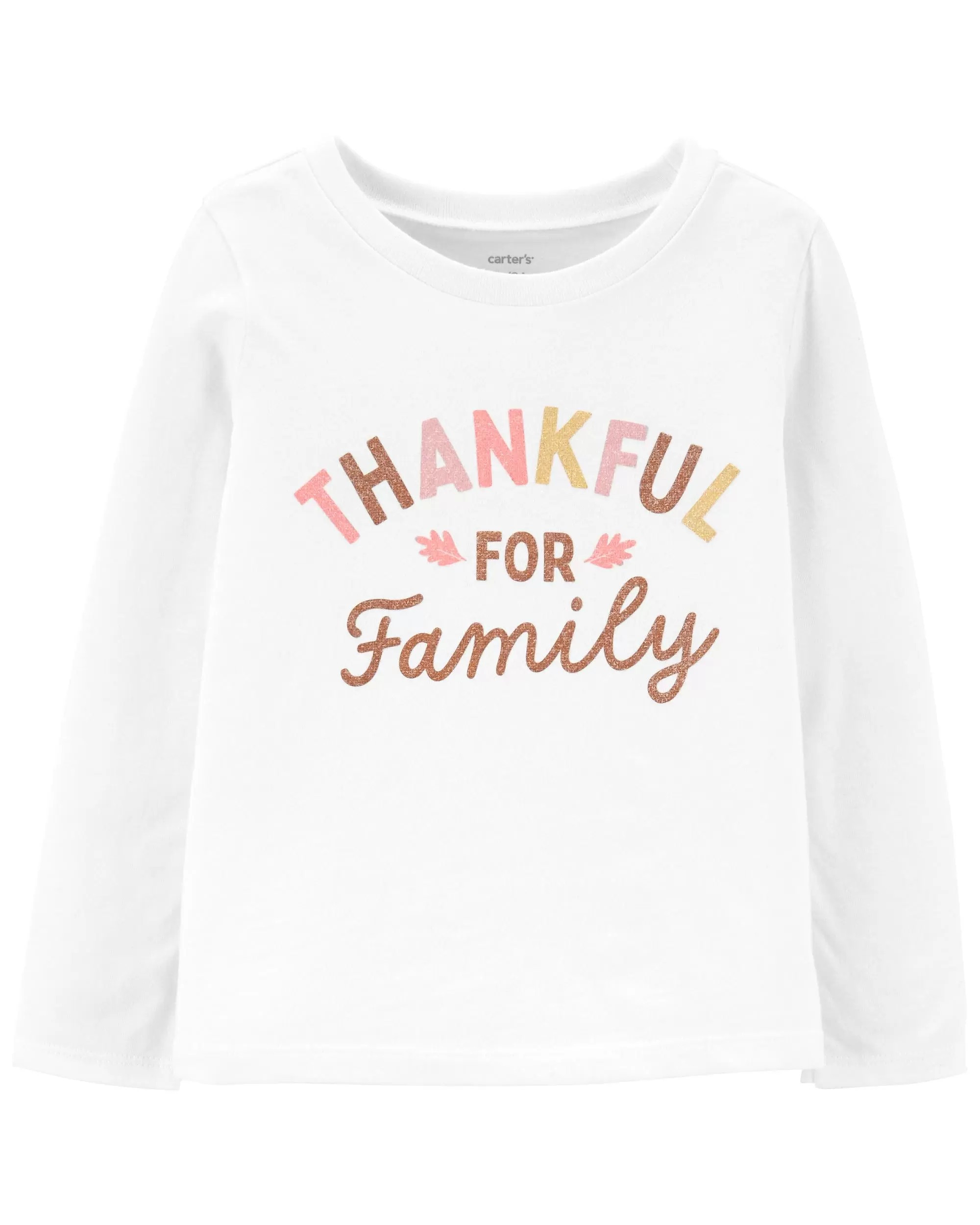 Thankful For Family Jersey Tee | Carter's