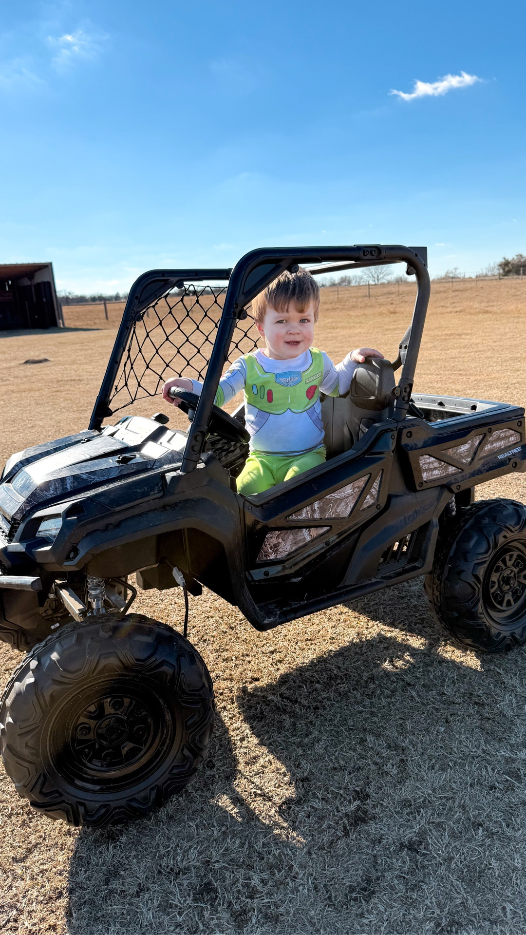 Coop’s favorite Christmas gift by a long shotttt. We aren’t going inside without taking a ride first. 🤣

The best part(s) —
• Comes with a remote. You can control it, or you can turn the remote off & they can drive it.
• It’s a 24v so no upgrades are needed. 
• Has seatbelts & there is plenty of room for 2 kiddos to ride in it.

#LTKmomlife #LTKKids