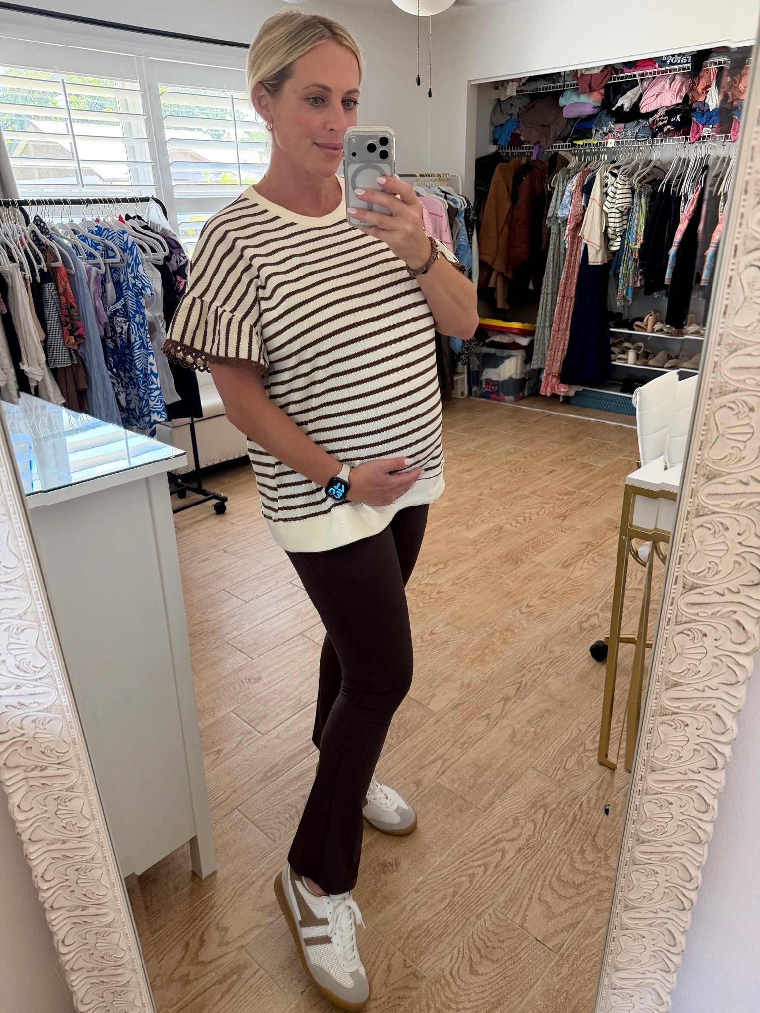 Neutral summer outfit. Wearing XL in top

#LTKBump #LTKMidsize #LTKootd