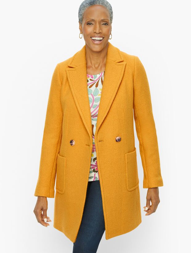 Double Breasted Wool Coat | Talbots