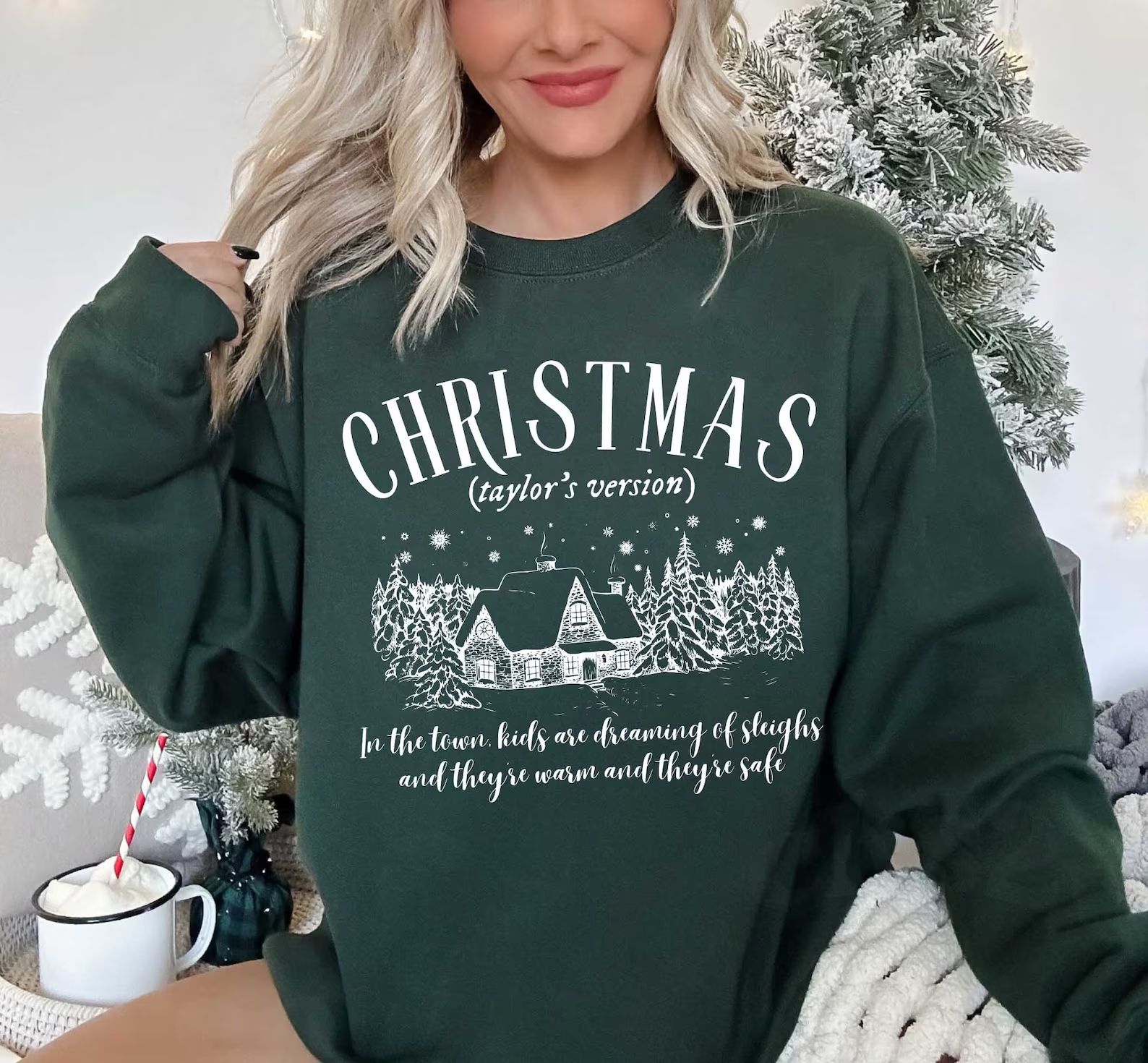 Christmas Taylor Version Sweatshirt Christmas Tree Farm - Etsy | Etsy (US)