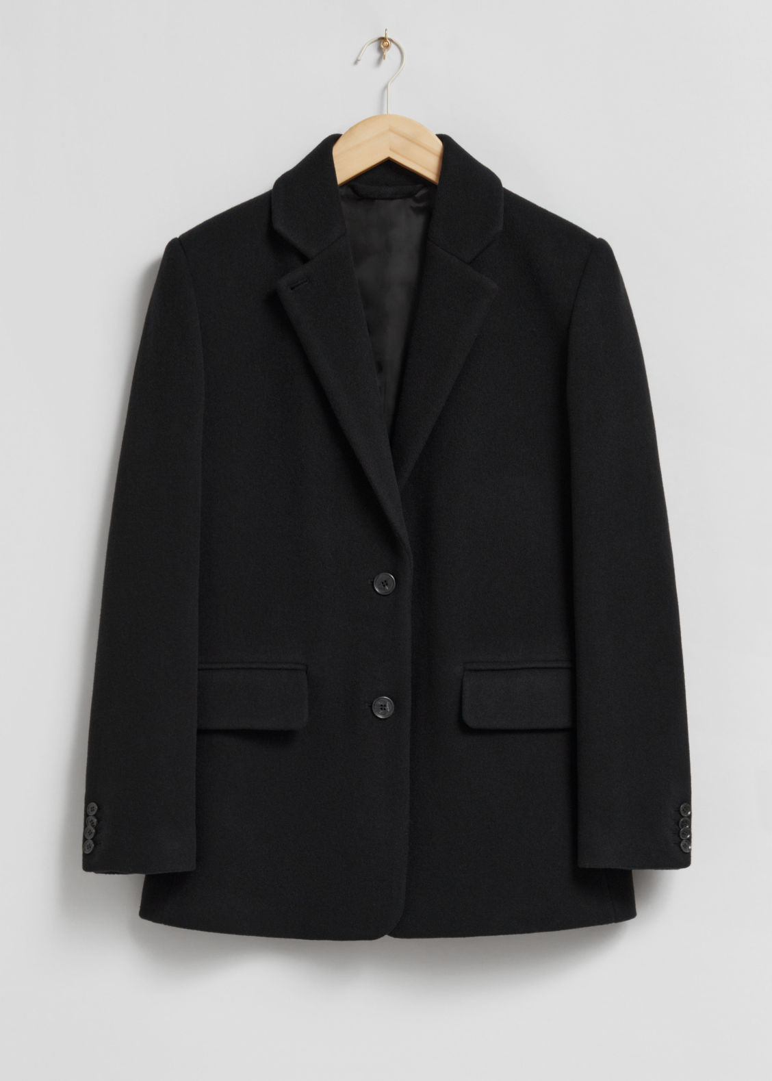 Oversized Wool Blazer - Black | & Other Stories (EU + UK)