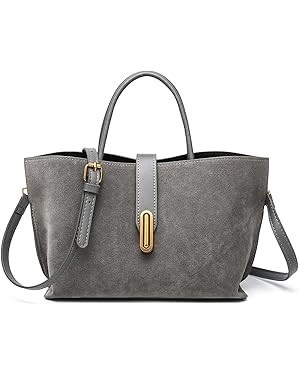 Chic PU Crossbody tote bags for women - Lock Clasp shoulder handbag for Work and Daily Use, Versa... | Amazon (US)