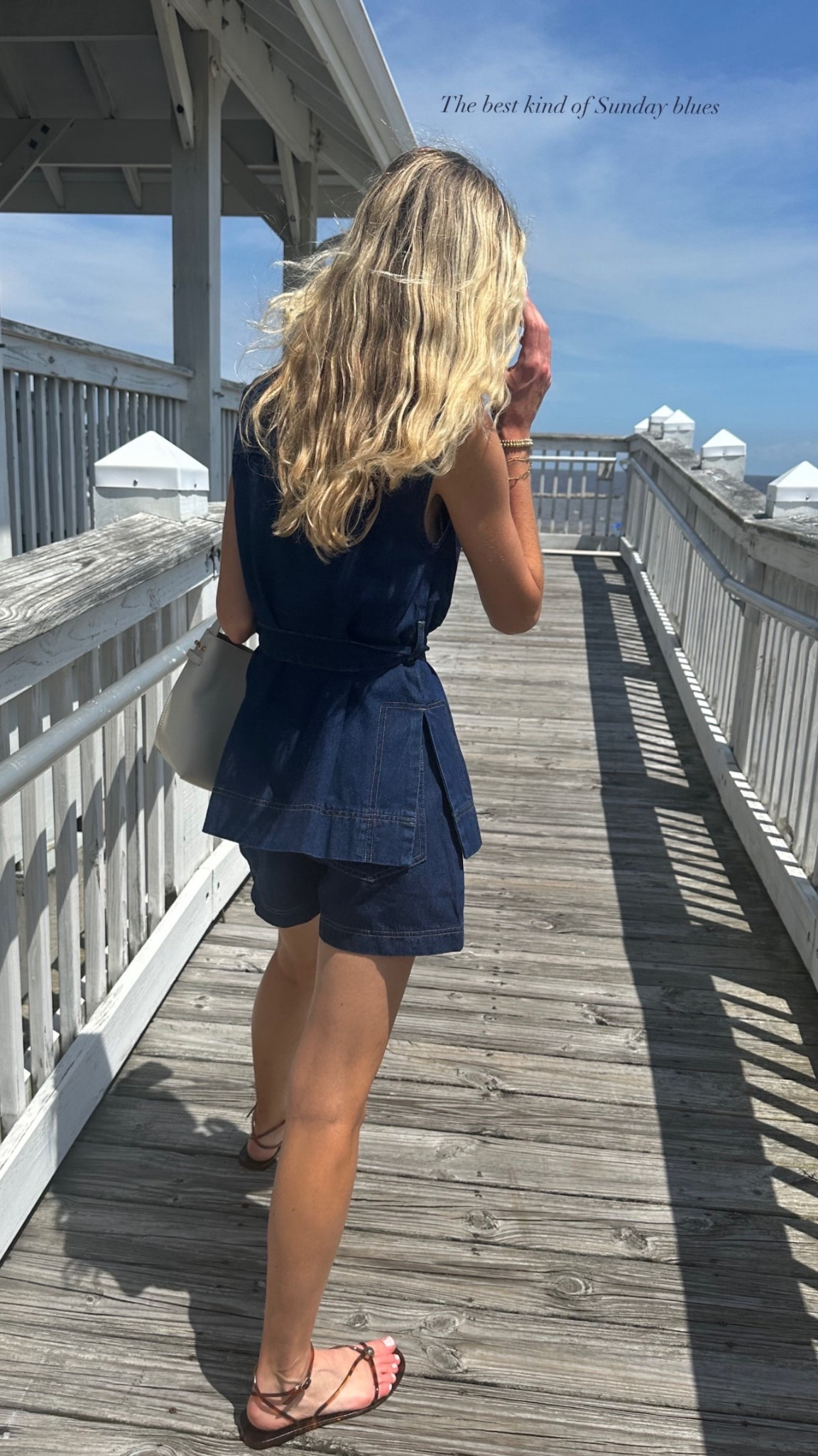 The best kind of Sunday blues 💙🌊 @Commense 
@Gigi New York 
@brookandyork

#LTKdayinmylife #LTKootd #LTKWorkwear