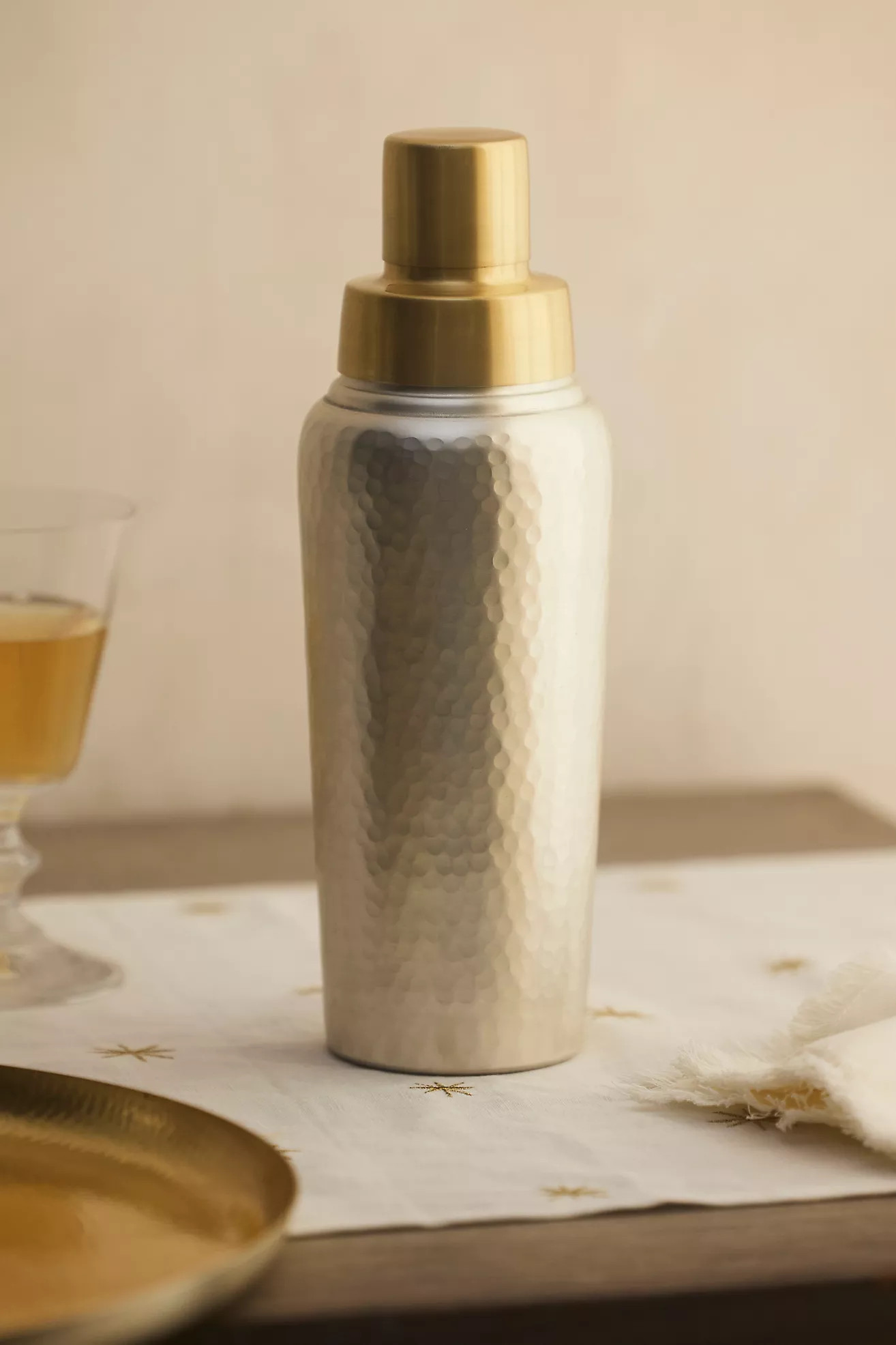 Two-Tone Metallic Cocktail Shaker | Anthropologie (US)
