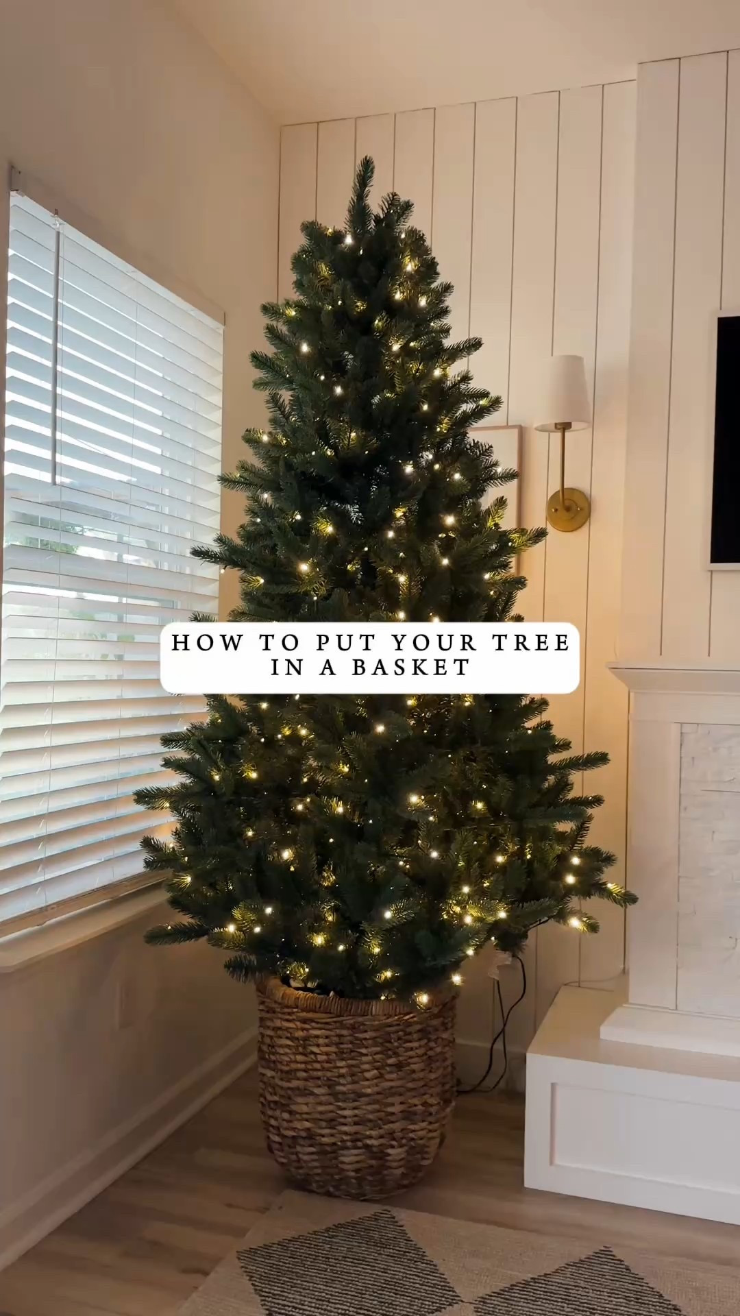 Link for the exact tree under $200 and basket is old but this one measures the same size or I have the XL basket from WM that I also use on my other tree both linked. 

#LTKSeasonal #LTKHoliday #LTKHome